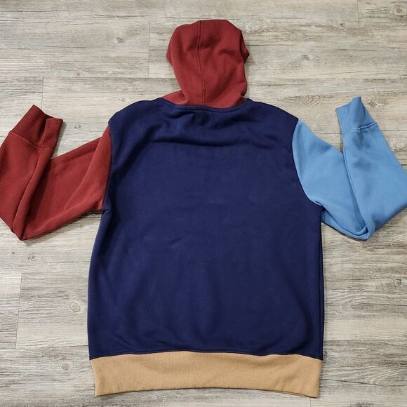Hurley Color block Logo Hoodie size Medium - Picture 2 of 5